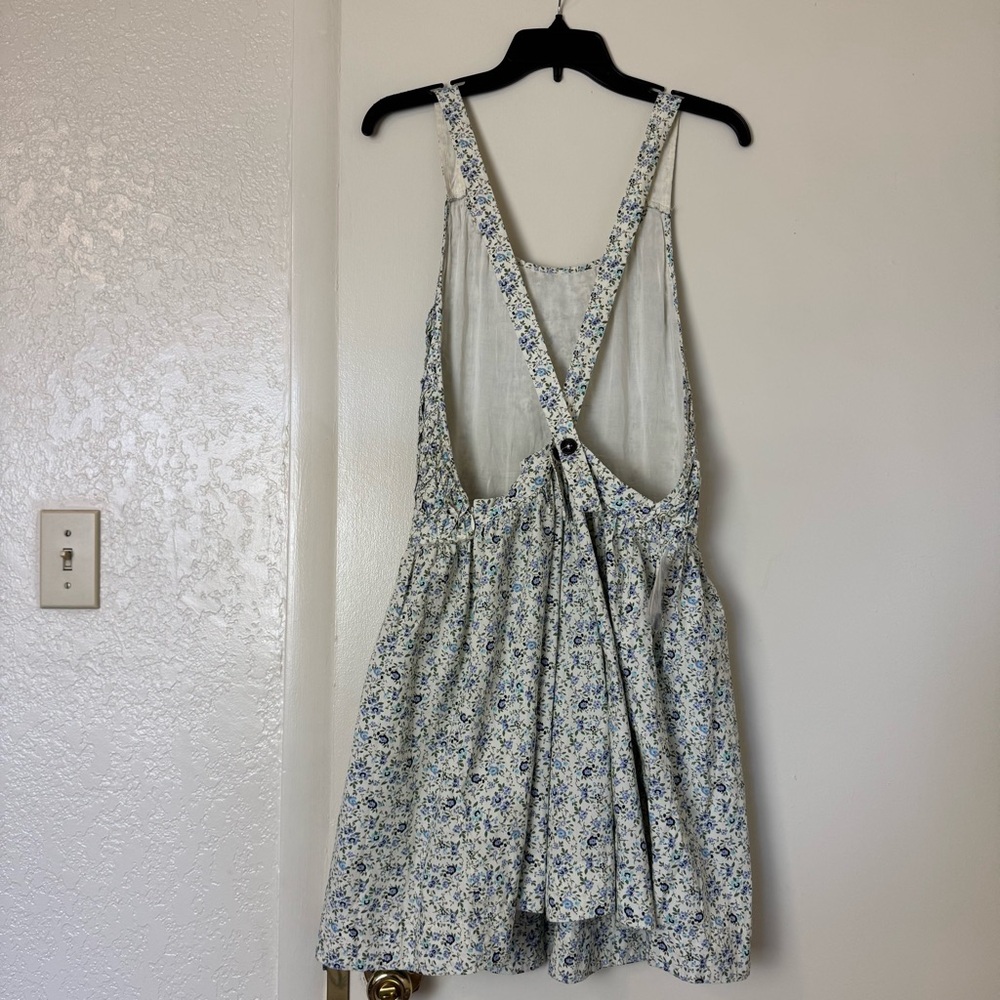 Free People Women's Petunia Mini Dress Tea Combo Floral NWT Size L - Picture 5 of 8